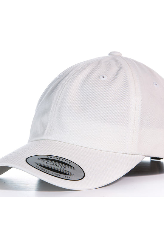 Flexfit by Yupoong Unstructured Cotton Dad Hat with Adjustable Brass Buckle Closure