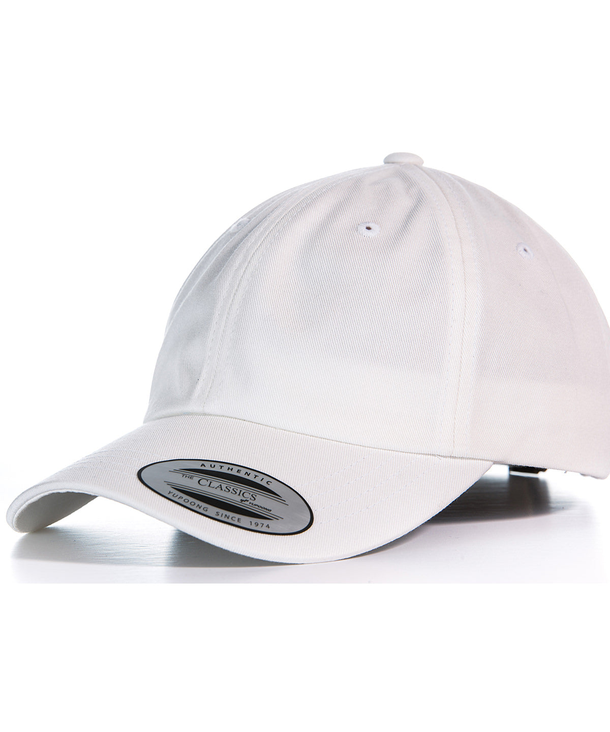 Flexfit by Yupoong Unstructured Cotton Dad Hat with Adjustable Brass Buckle Closure