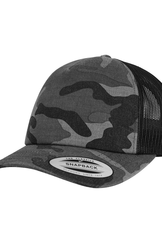 Flexfit Camo Trucker Cap 6606C Unisex Adult