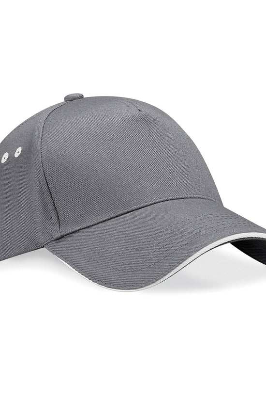 Beechfield Ultimate 5Panel Cap with Sandwich Peak Unisex Adult Headwear