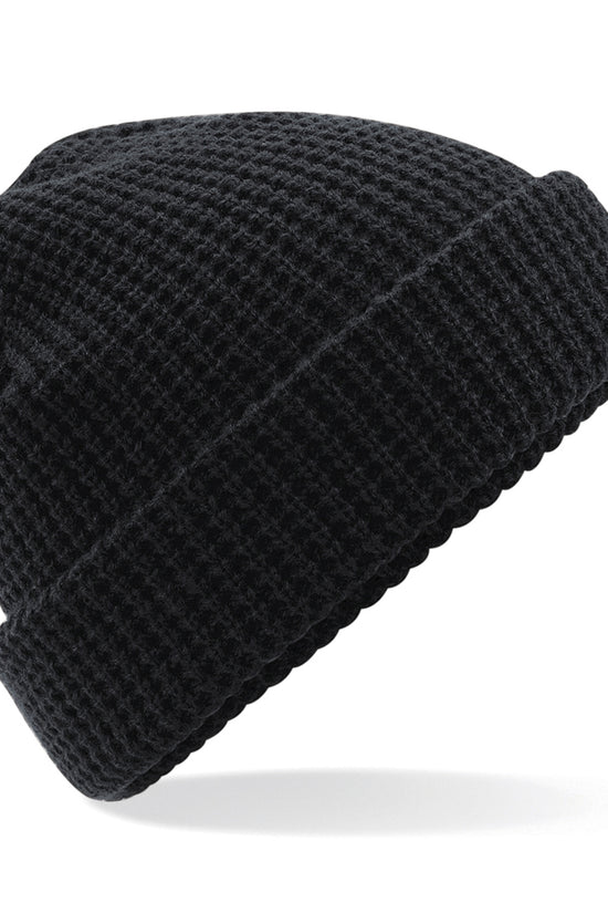 Beechfield Classic Waffle Knit Beanie Unisex Adult Headwear
