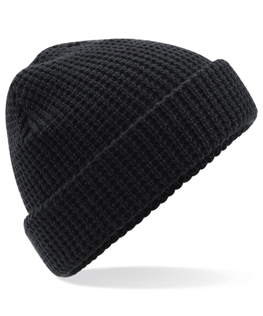 Beechfield Classic Waffle Knit Beanie Unisex Adult Headwear