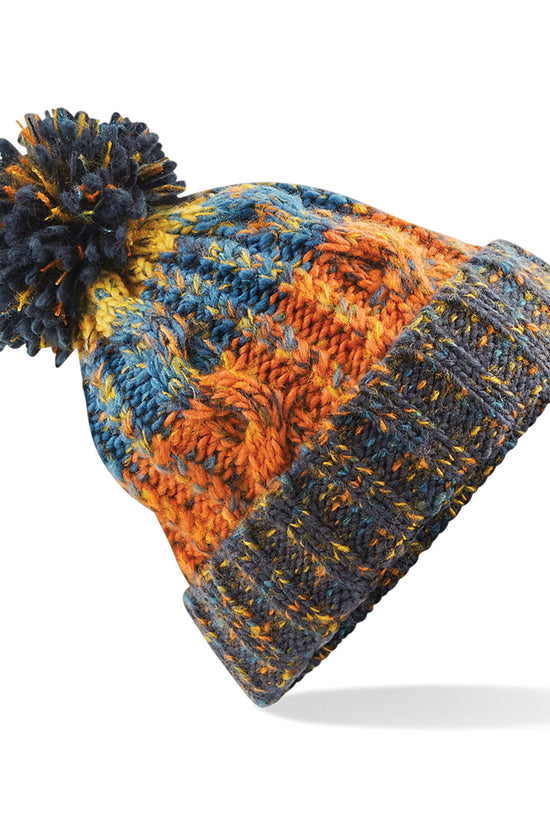 Premium Corkscrew Pom Pom Beanie Hat Unisex Adult Winter Headwear