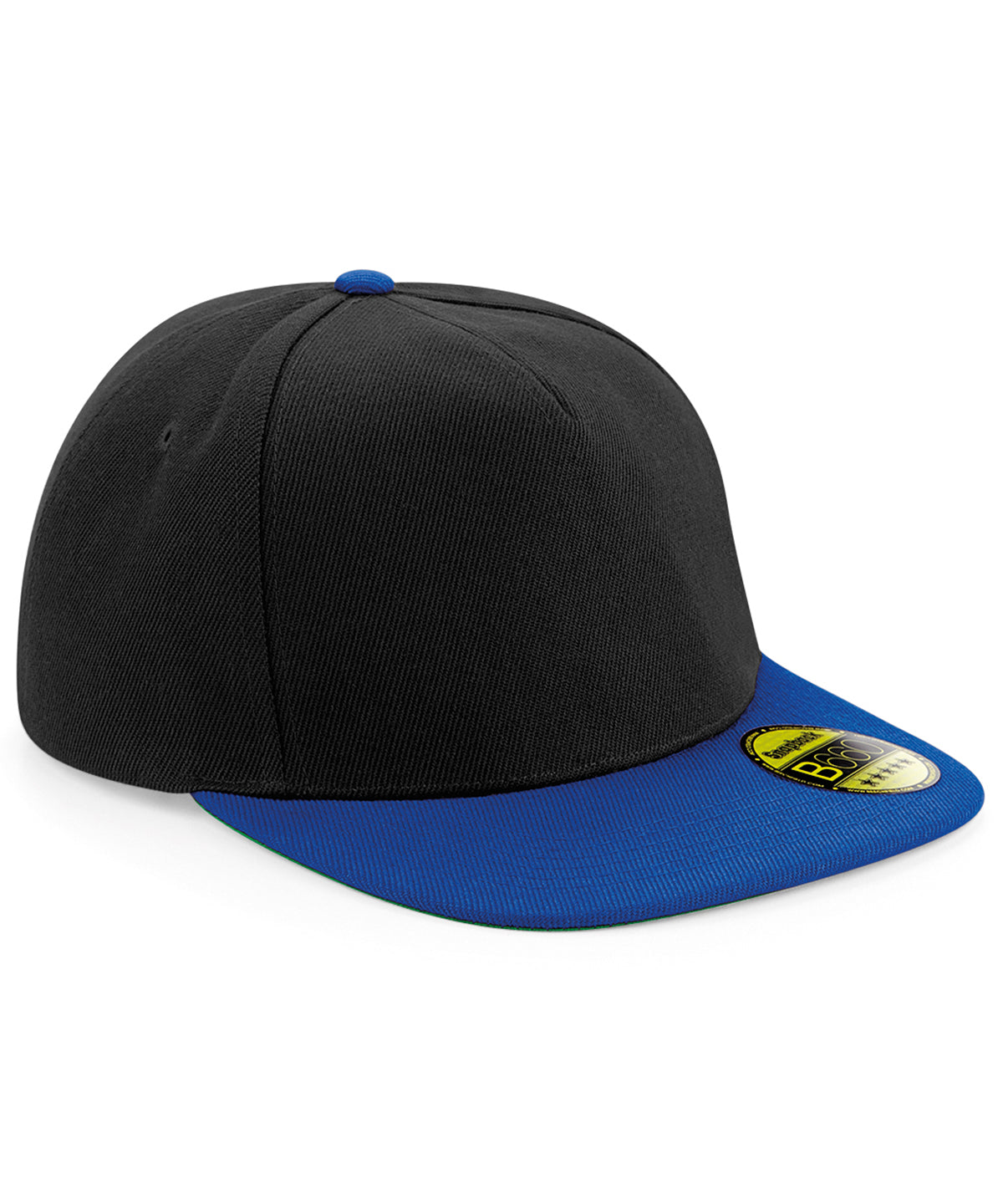 Beechfield Original Flat Peak Snapback Cap Unisex Adult Headwear Raladeal
