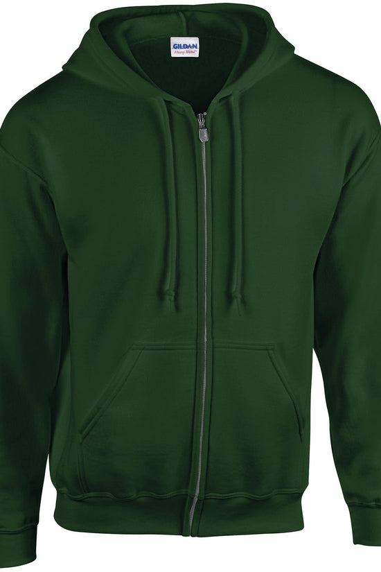 Gildan Heavy Blend Full Zip Hooded Sweatshirt Unisex Adult Plus Sizes