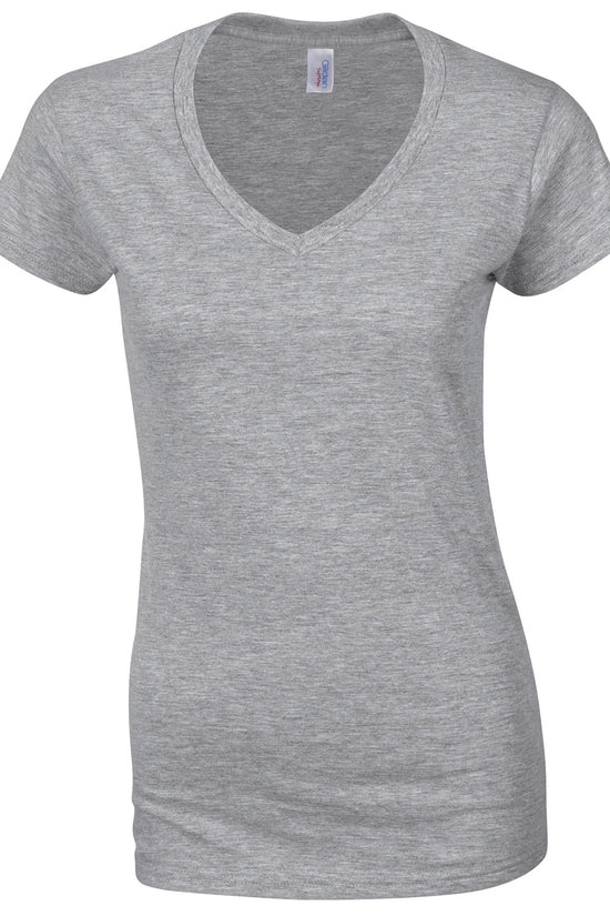 Premium Gildan Softstyle Womens VNeck TShirt