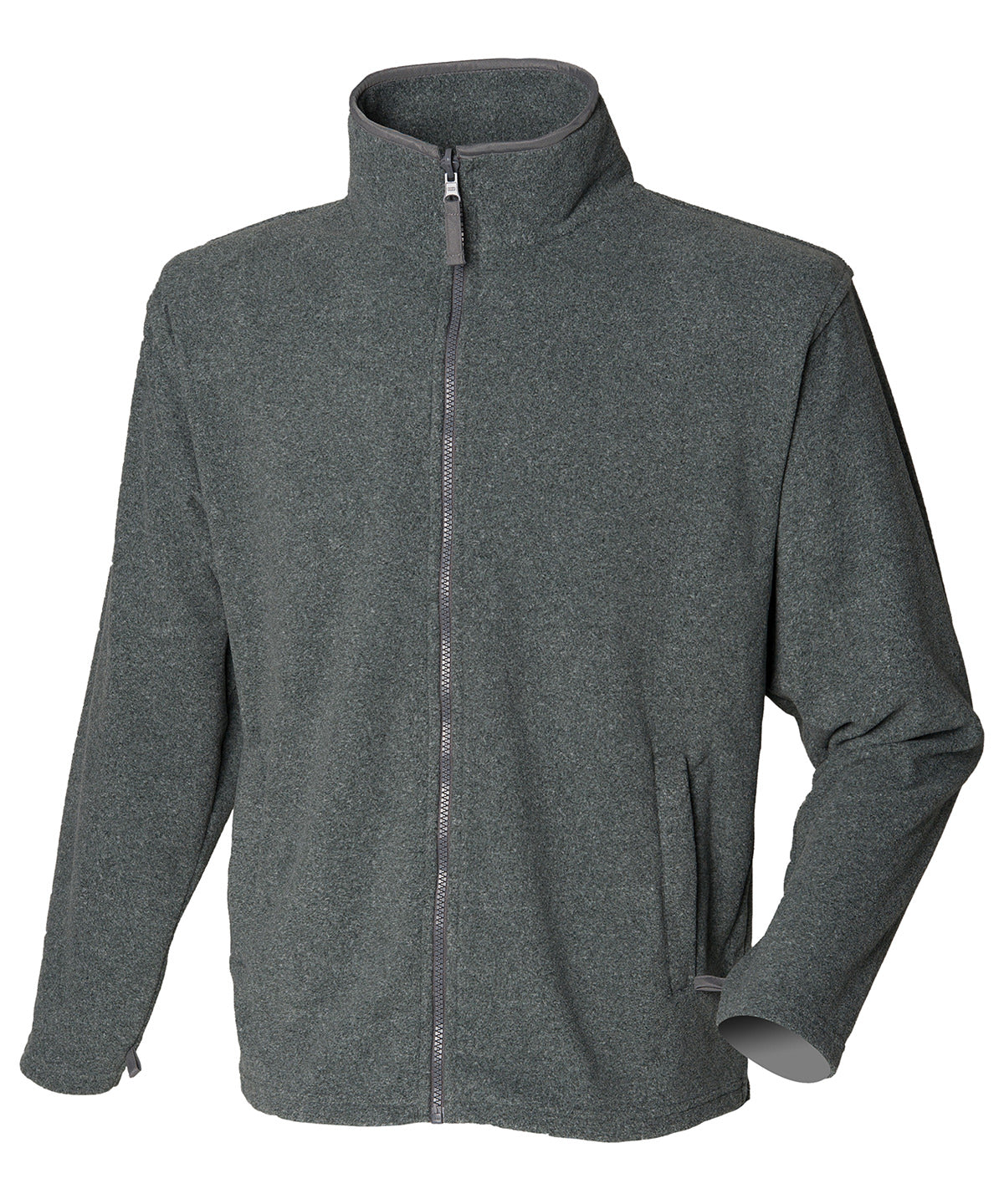 Henbury Microfleece Jacket for Men Plus Size Fleece Outerwear