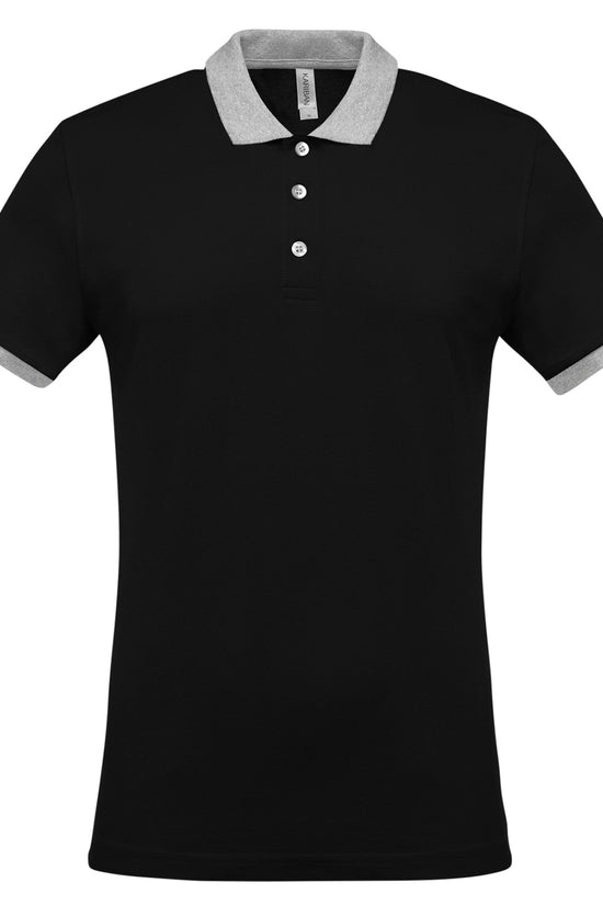 Kariban Twotone Piqu Polo Shirt for Men Casual Male Adult Polos