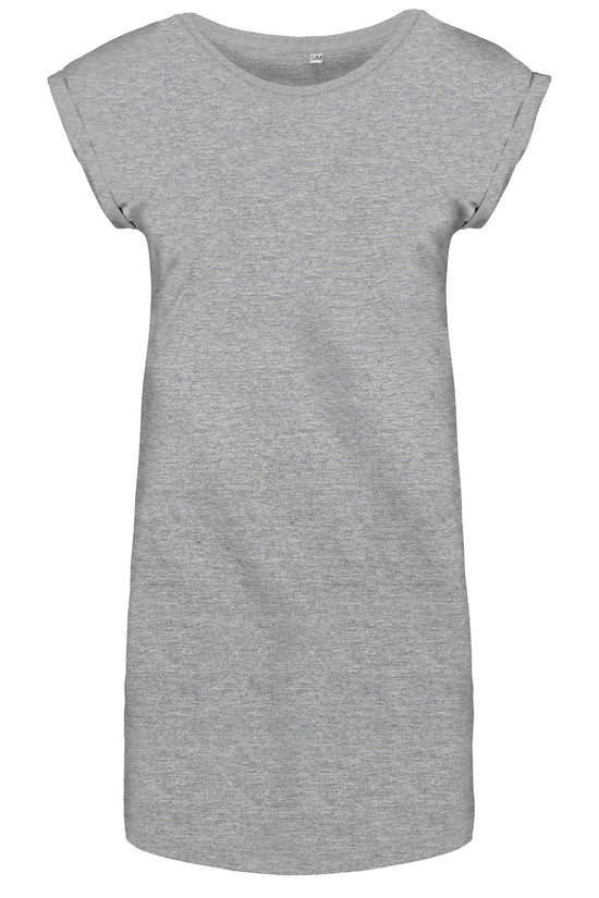 Kariban Ladies Long TShirt with Wide Neck and Curved Hem