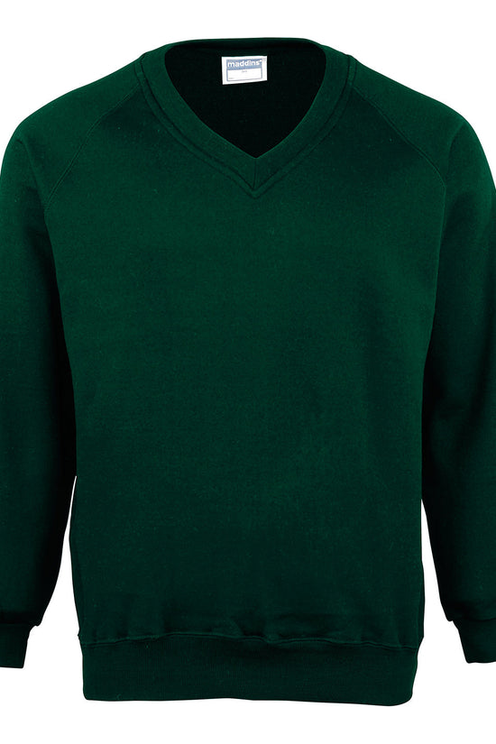 Maddins Kids Coloursure VNeck Sweatshirt in 40 Acrylic
