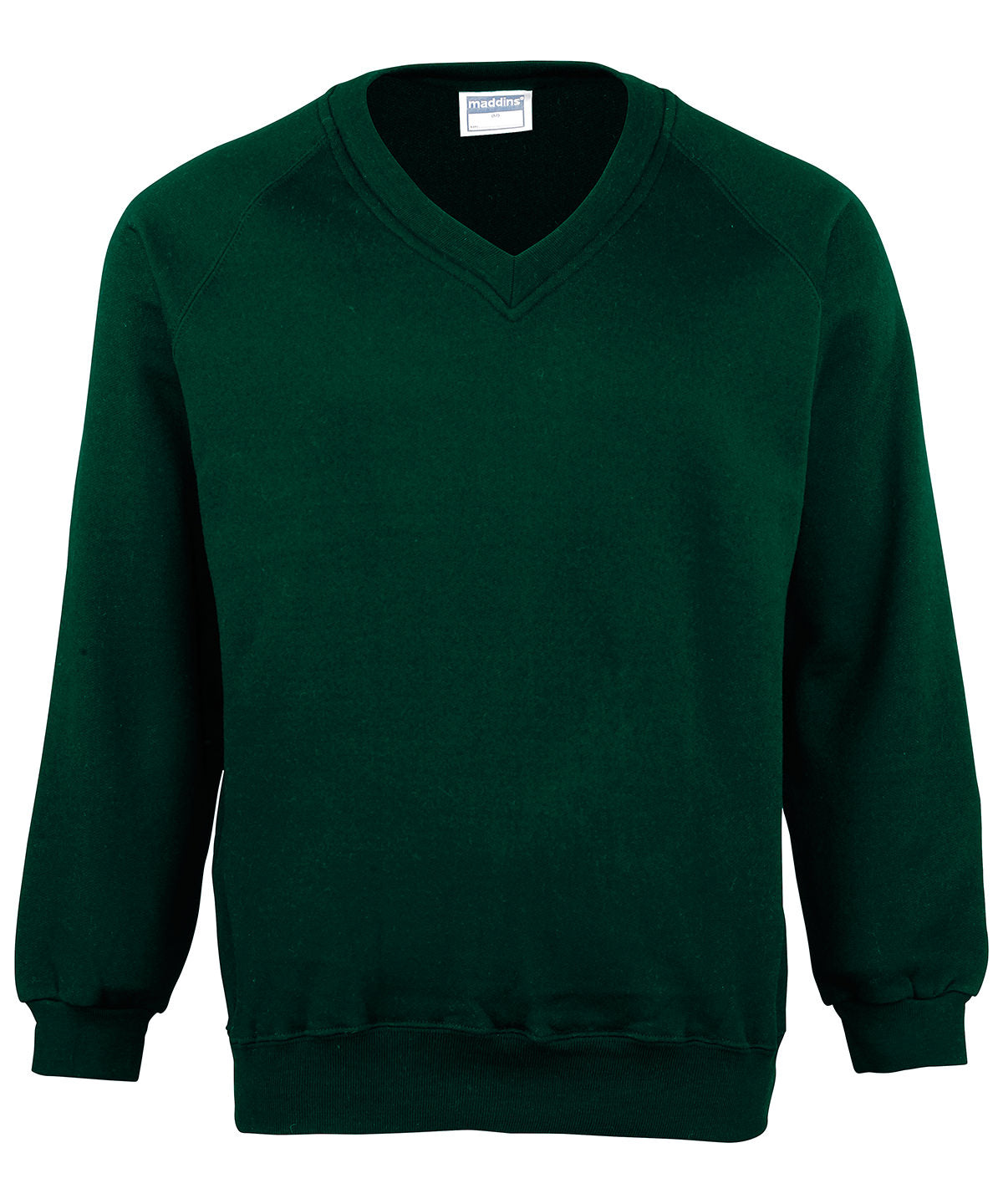 Maddins Kids Coloursure VNeck Sweatshirt in 40 Acrylic