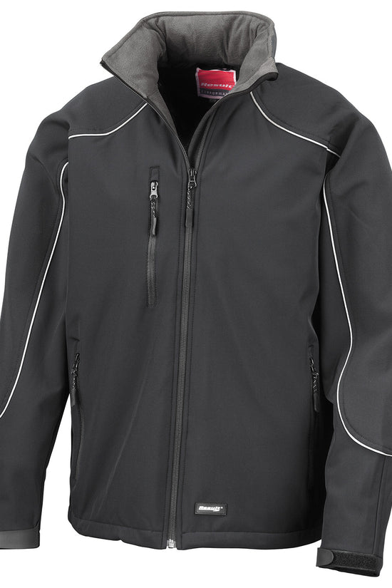 Waterproof Hooded Softshell Jacket for Men Plus Sizes