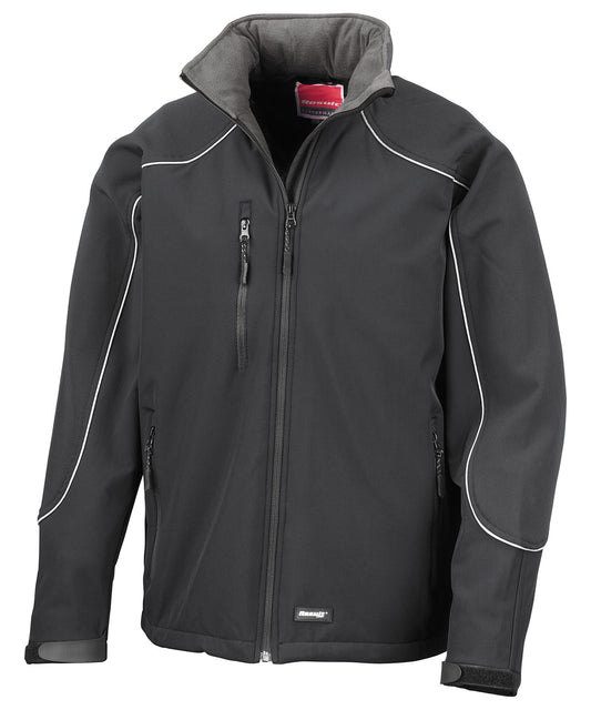Waterproof Hooded Softshell Jacket for Men Plus Sizes