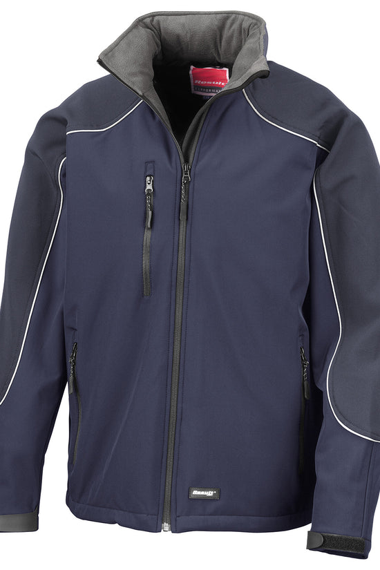 Waterproof Hooded Softshell Jacket for Men Plus Sizes