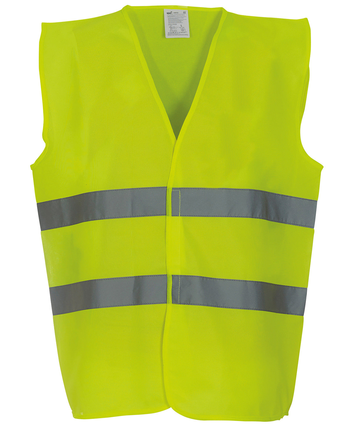 Yoko HiVis 2Band Safety Vest HVW102 Plus Size