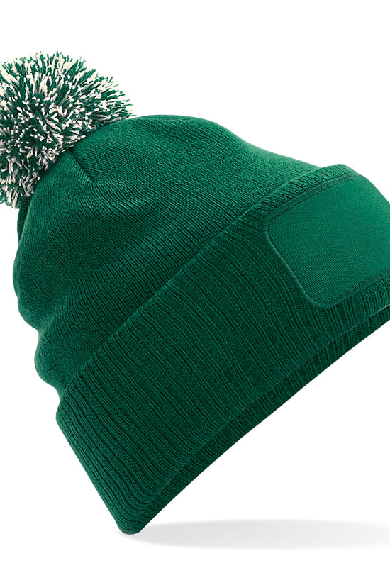 Snowstar Patch Beanie Hat Unisex Adult Winter Headwear