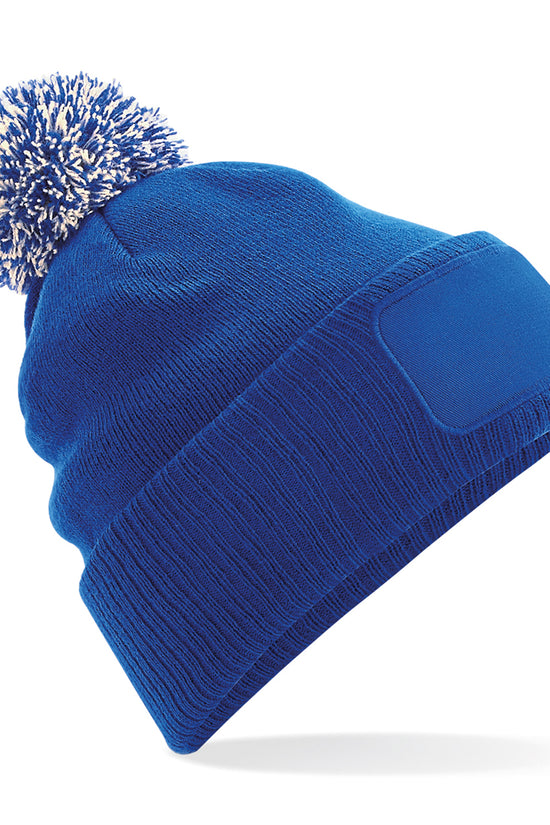 Snowstar Patch Beanie Hat Unisex Adult Winter Headwear