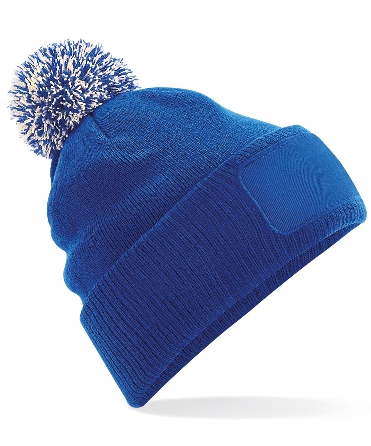 Snowstar Patch Beanie Hat Unisex Adult Winter Headwear