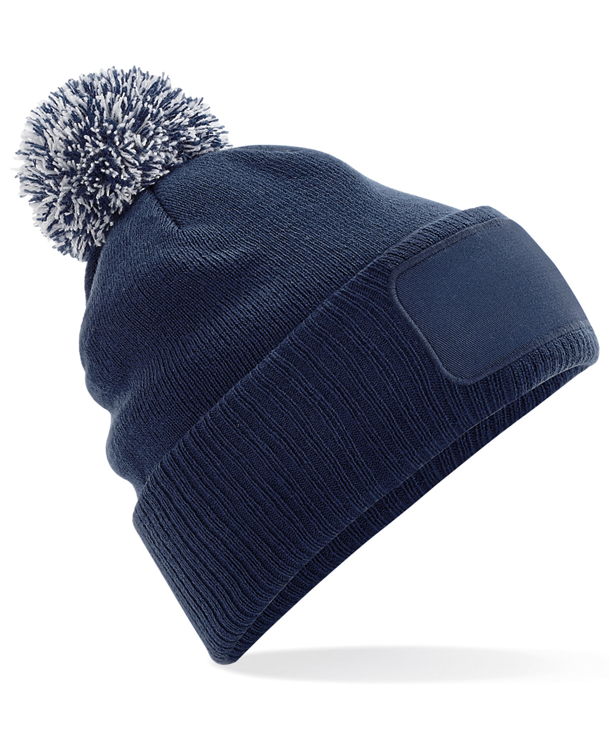 Snowstar Patch Beanie Hat Unisex Adult Winter Headwear