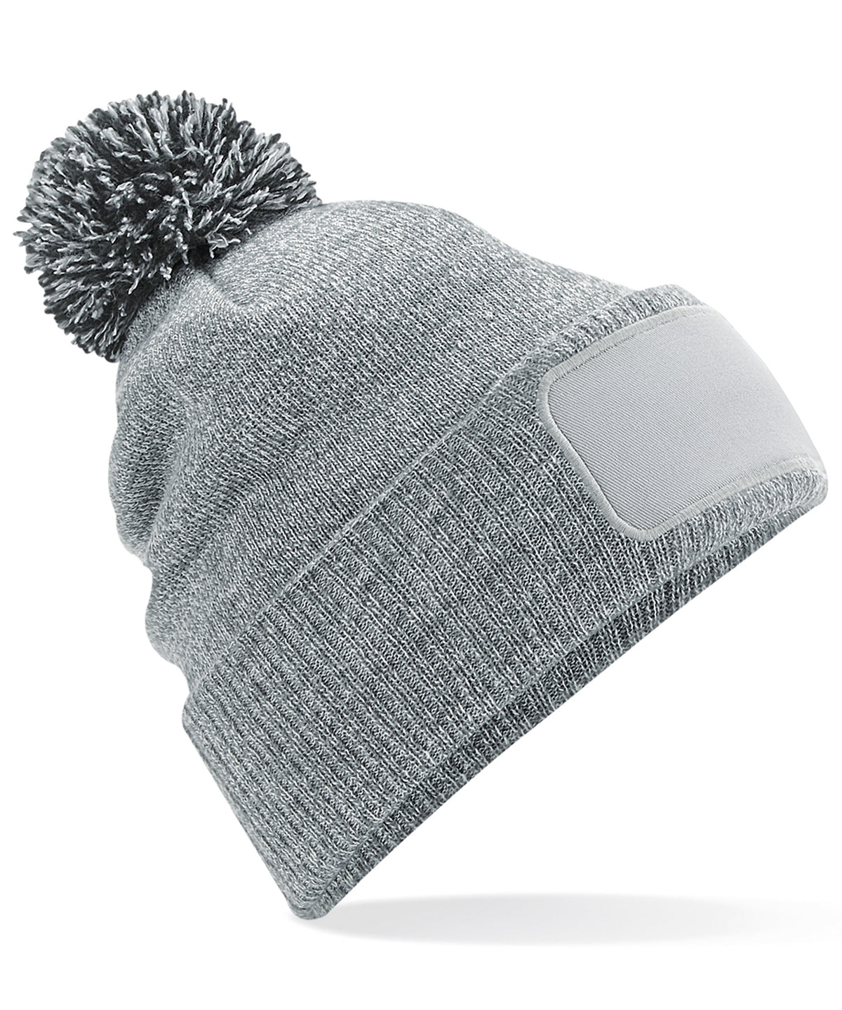 Snowstar Patch Beanie Hat Unisex Adult Winter Headwear