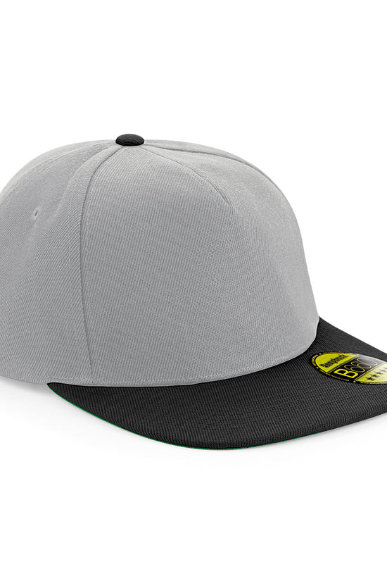 Beechfield Original Flat Peak Snapback Cap Unisex Adult Headwear Raladeal
