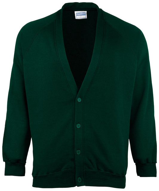 Maddins Kids Coloursure Cardigan Unisex Junior Back to School