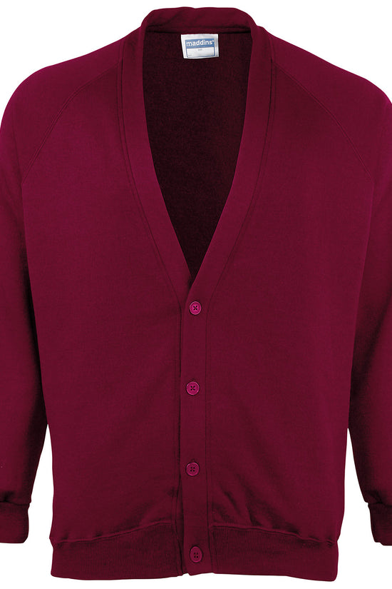 Maddins Kids Coloursure Cardigan Unisex Junior Back to School
