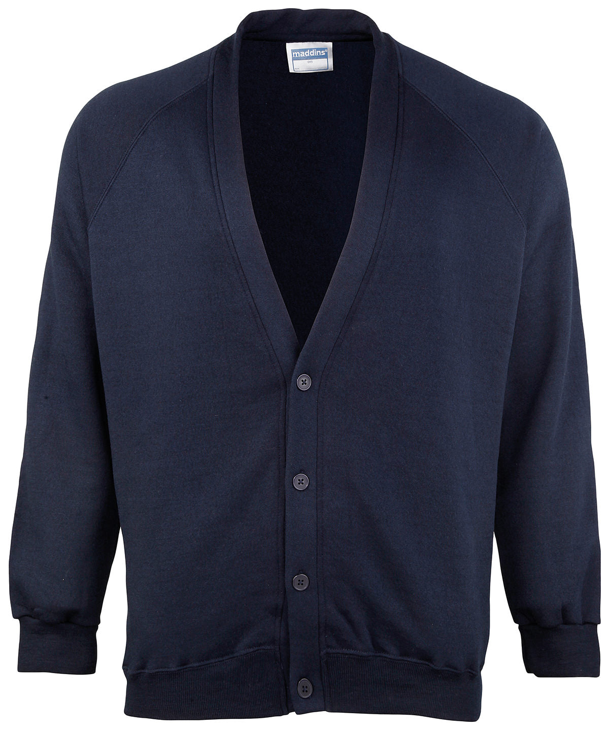 Maddins Kids Coloursure Cardigan Unisex Junior Back to School