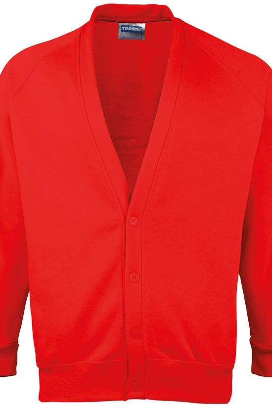 Maddins Kids Coloursure Cardigan Unisex Junior Back to School