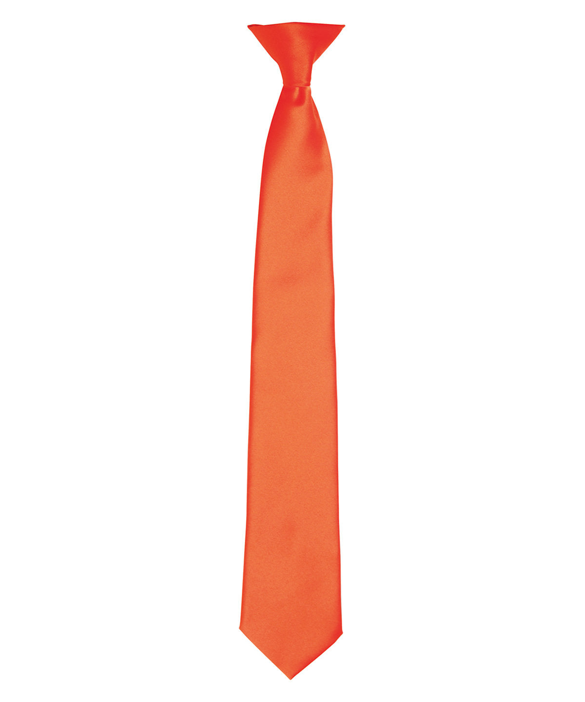 Premier Colours Satin ClipOn Tie for Unisex Adults
