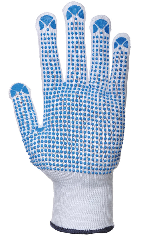 Portwest Nylon Polka Dot Gloves Enhanced Grip and Dexterity