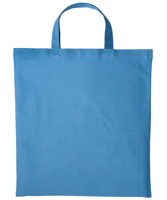 EcoFriendly Cotton Shopper Bag with Short Handles Unisex Adult Bags