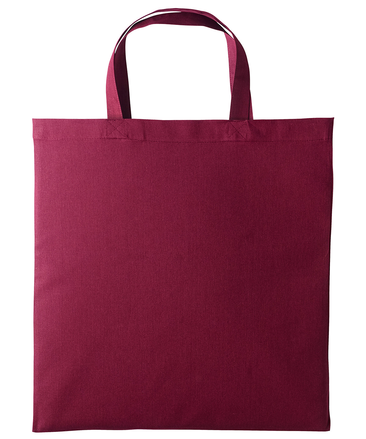 EcoFriendly Cotton Shopper Bag with Short Handles Unisex Adult Bags