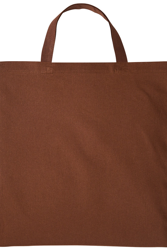 EcoFriendly Cotton Shopper Bag with Short Handles Unisex Adult Bags