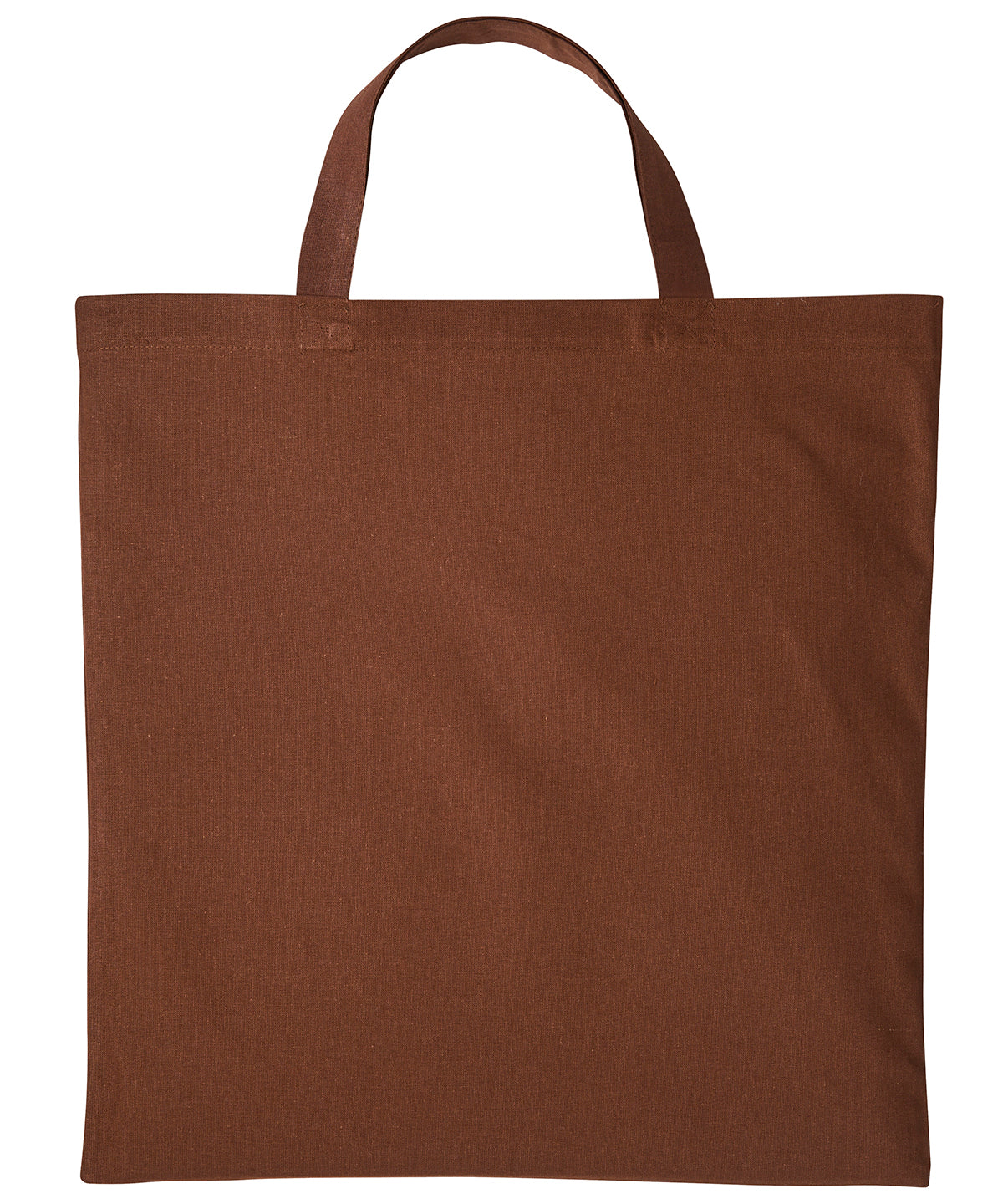 EcoFriendly Cotton Shopper Bag with Short Handles Unisex Adult Bags