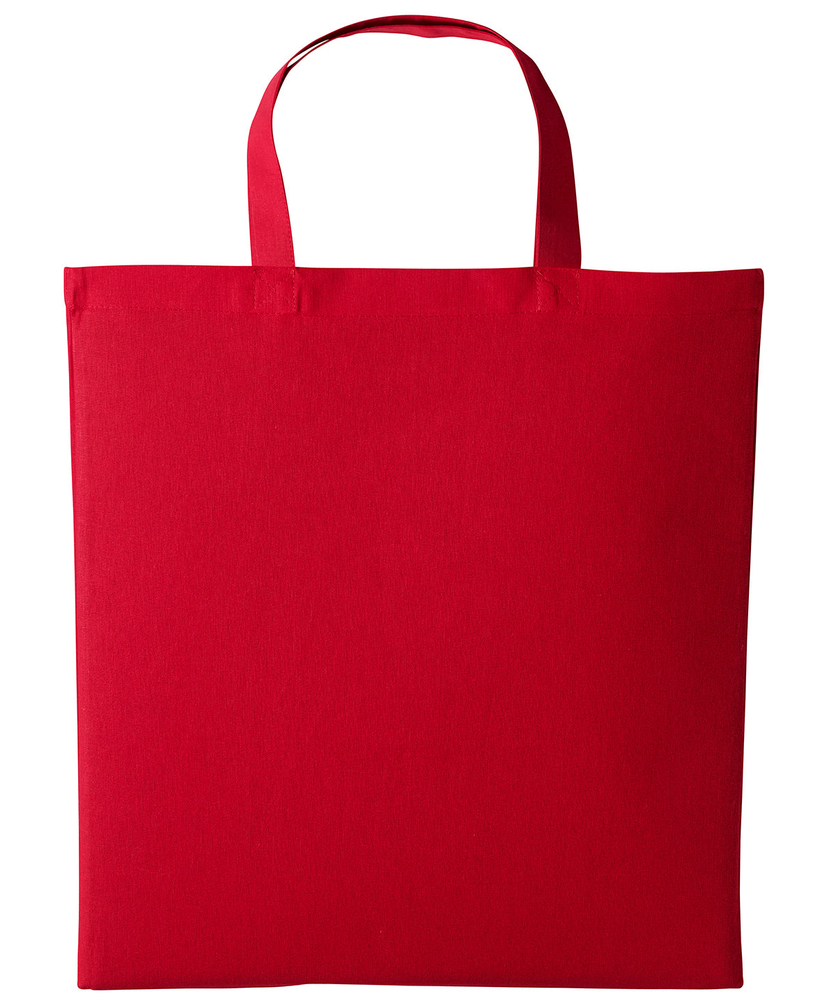 EcoFriendly Cotton Shopper Bag with Short Handles Unisex Adult Bags
