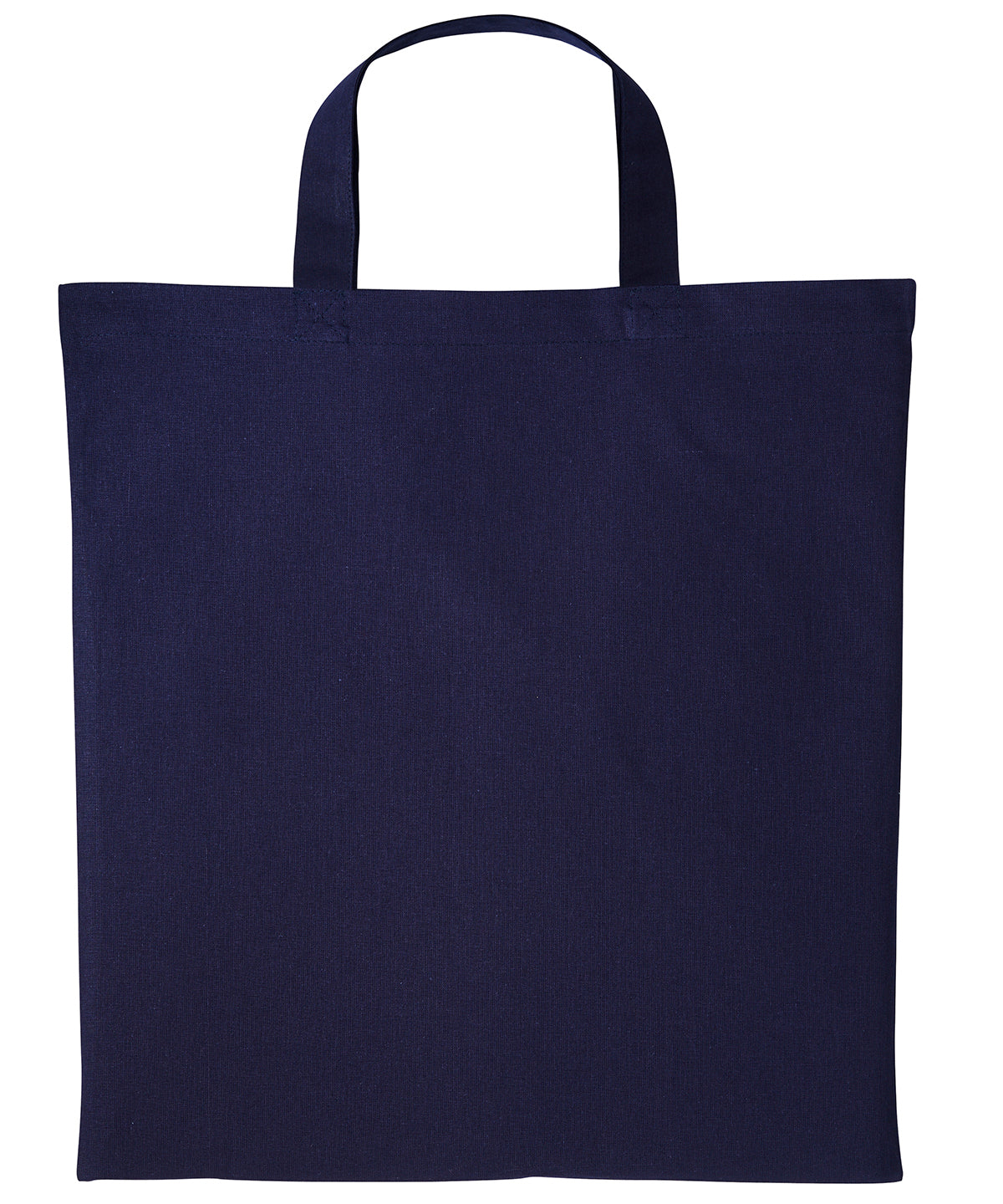 EcoFriendly Cotton Shopper Bag with Short Handles Unisex Adult Bags