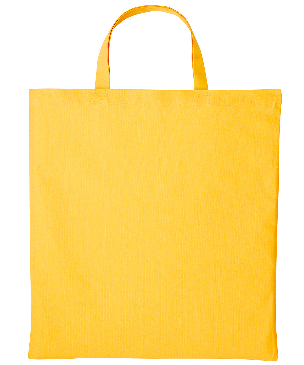 EcoFriendly Cotton Shopper Bag with Short Handles Unisex Adult Bags