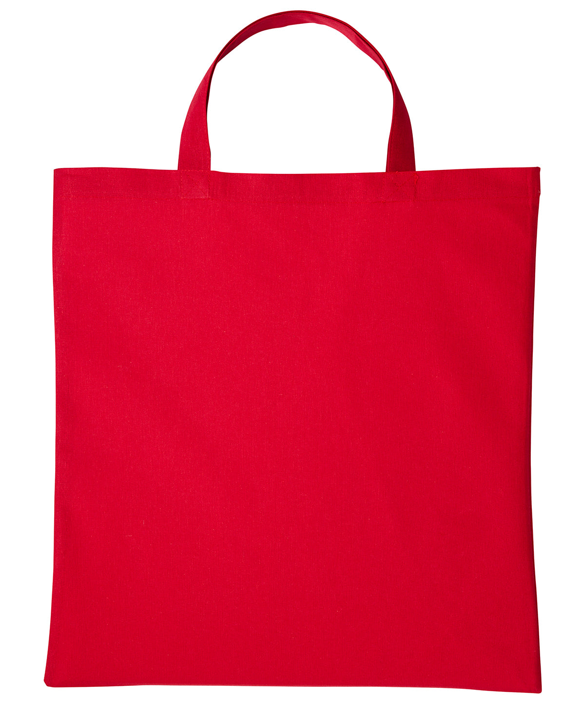 EcoFriendly Cotton Shopper Bag with Short Handles Unisex Adult Bags