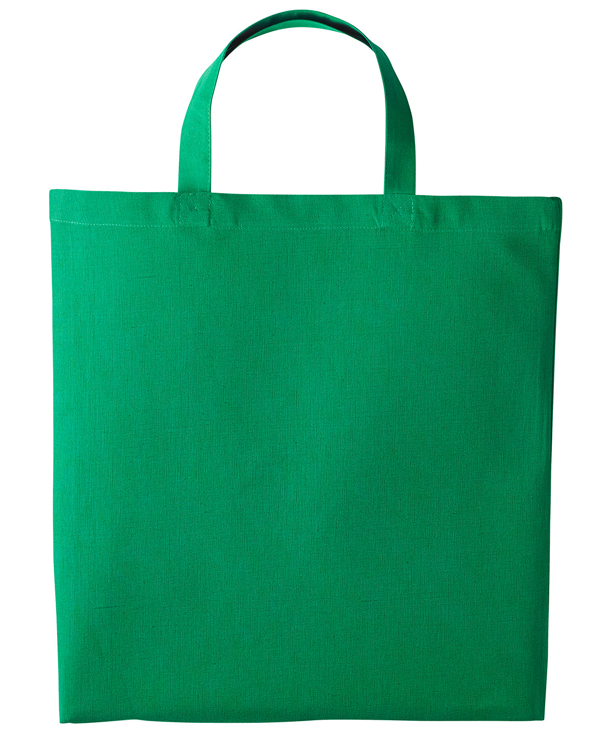 EcoFriendly Cotton Shopper Bag with Short Handles Unisex Adult Bags