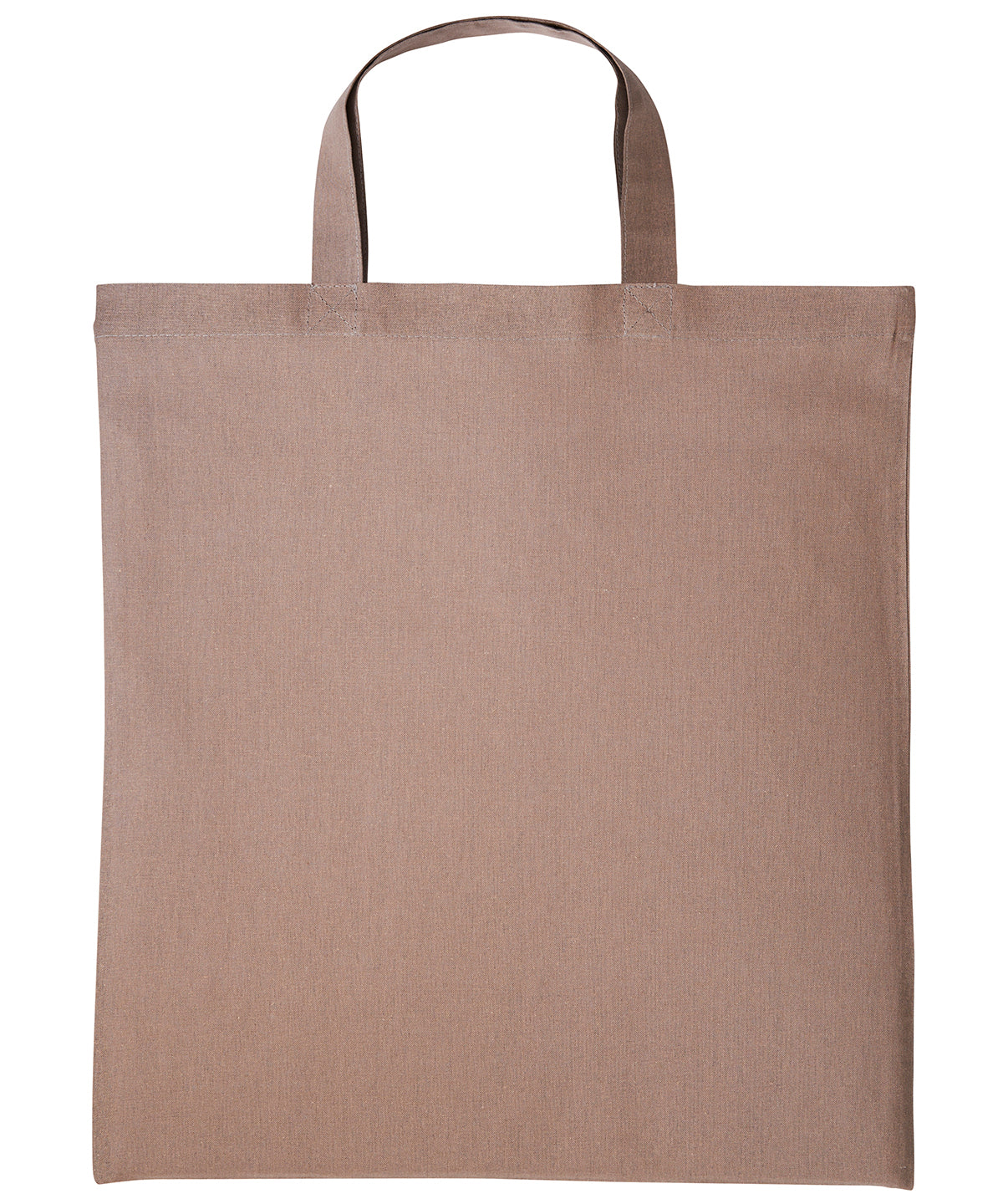 EcoFriendly Cotton Shopper Bag with Short Handles Unisex Adult Bags