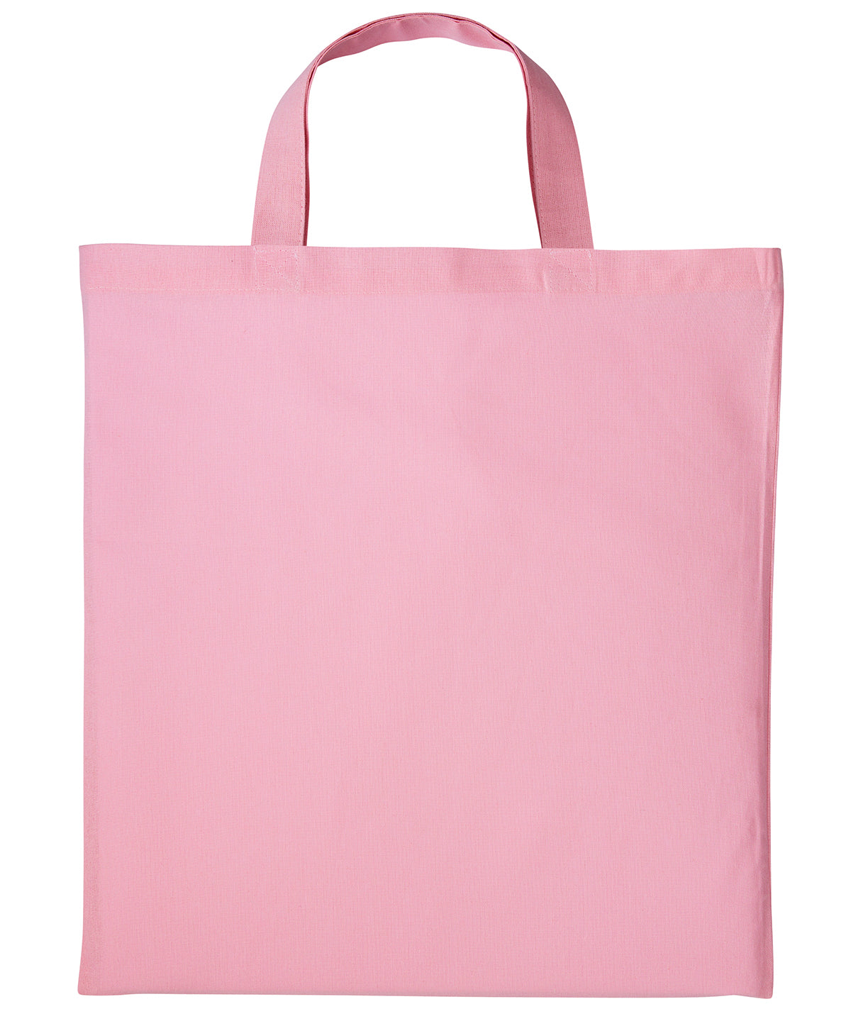 EcoFriendly Cotton Shopper Bag with Short Handles Unisex Adult Bags