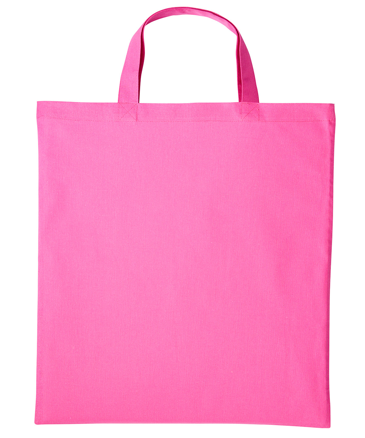 EcoFriendly Cotton Shopper Bag with Short Handles Unisex Adult Bags