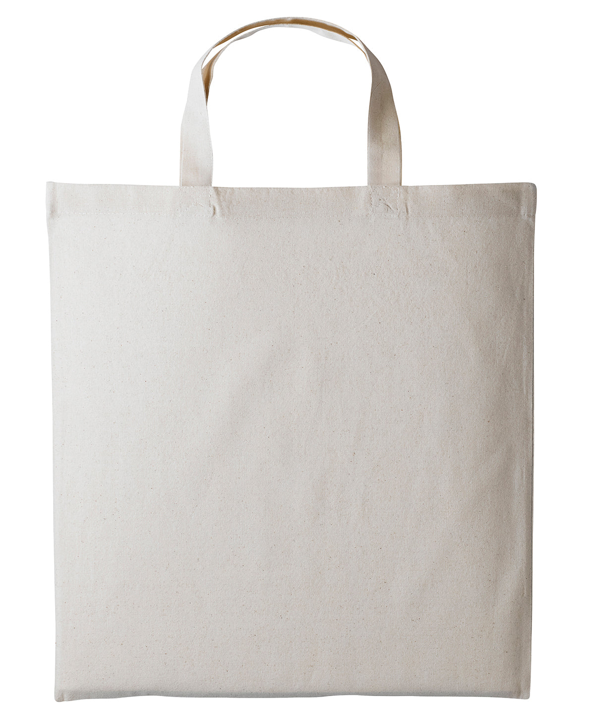 EcoFriendly Cotton Shopper Bag with Short Handles Unisex Adult Bags