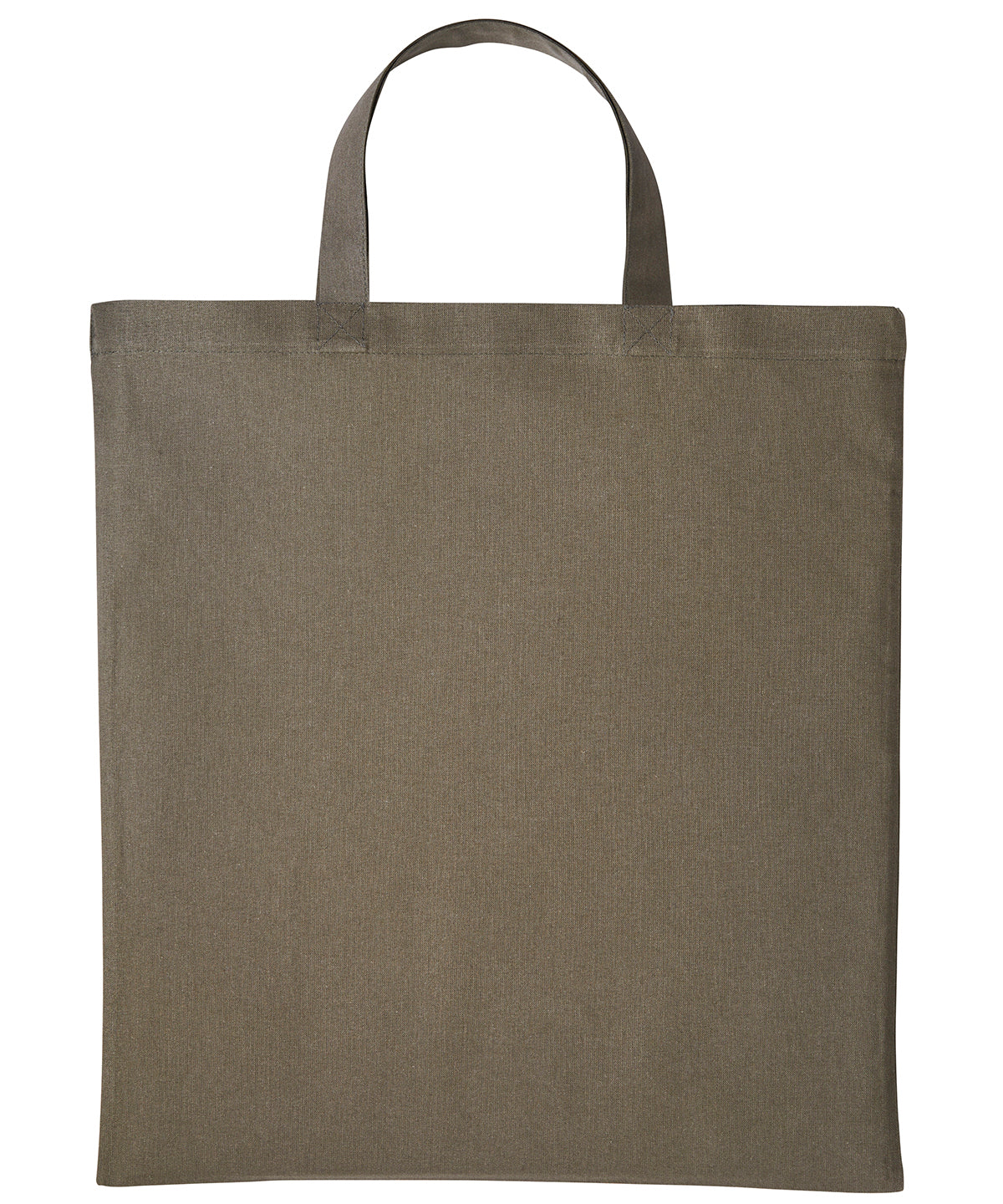 EcoFriendly Cotton Shopper Bag with Short Handles Unisex Adult Bags