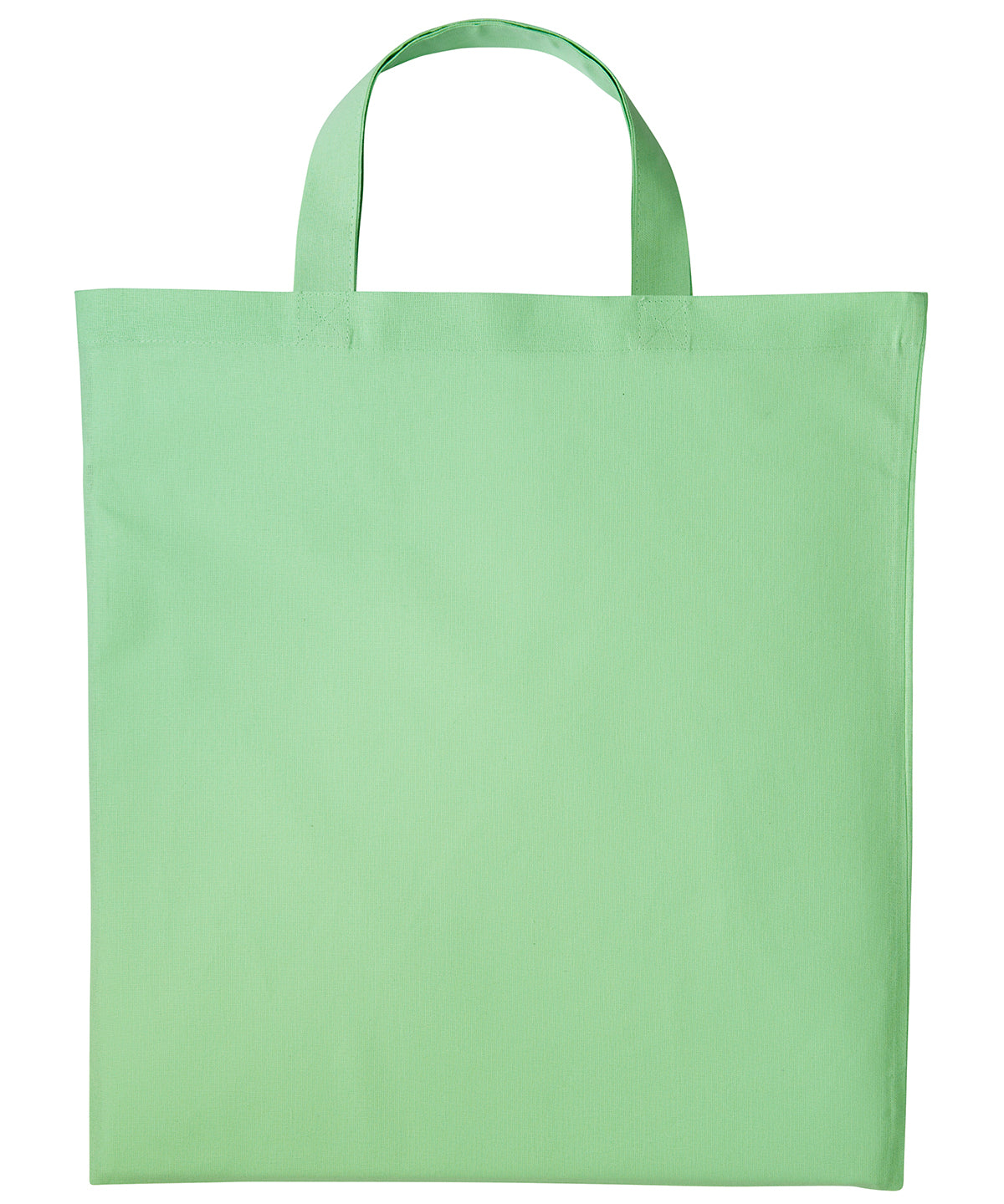 EcoFriendly Cotton Shopper Bag with Short Handles Unisex Adult Bags