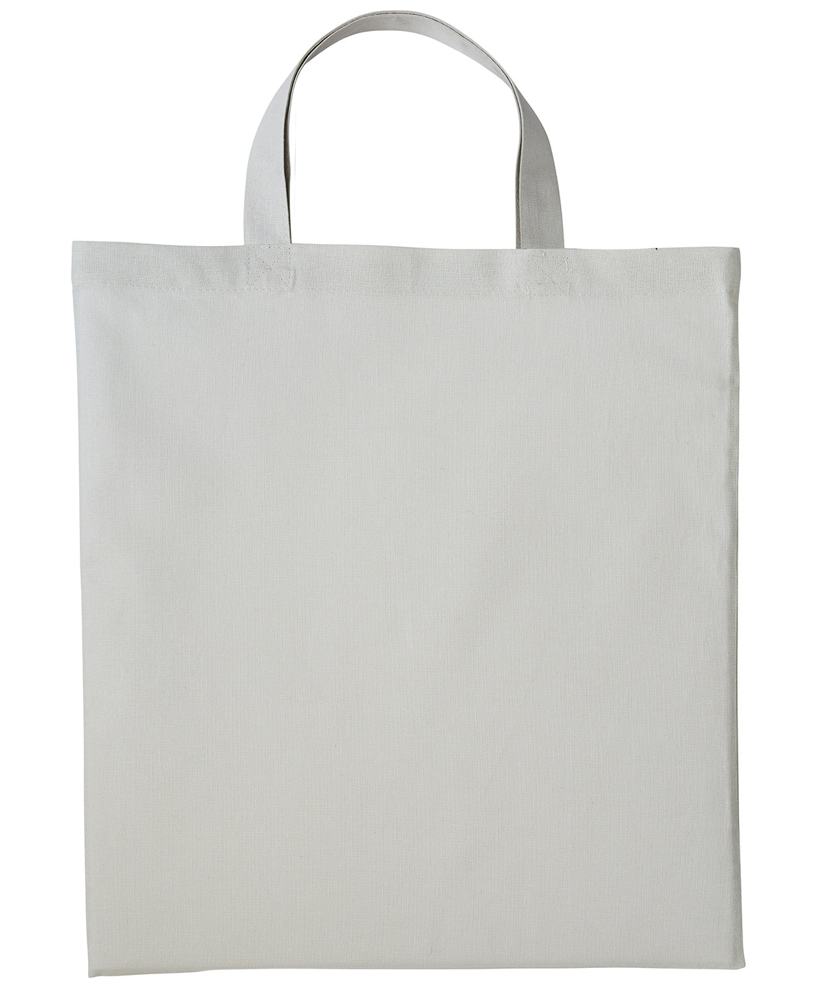 EcoFriendly Cotton Shopper Bag with Short Handles Unisex Adult Bags