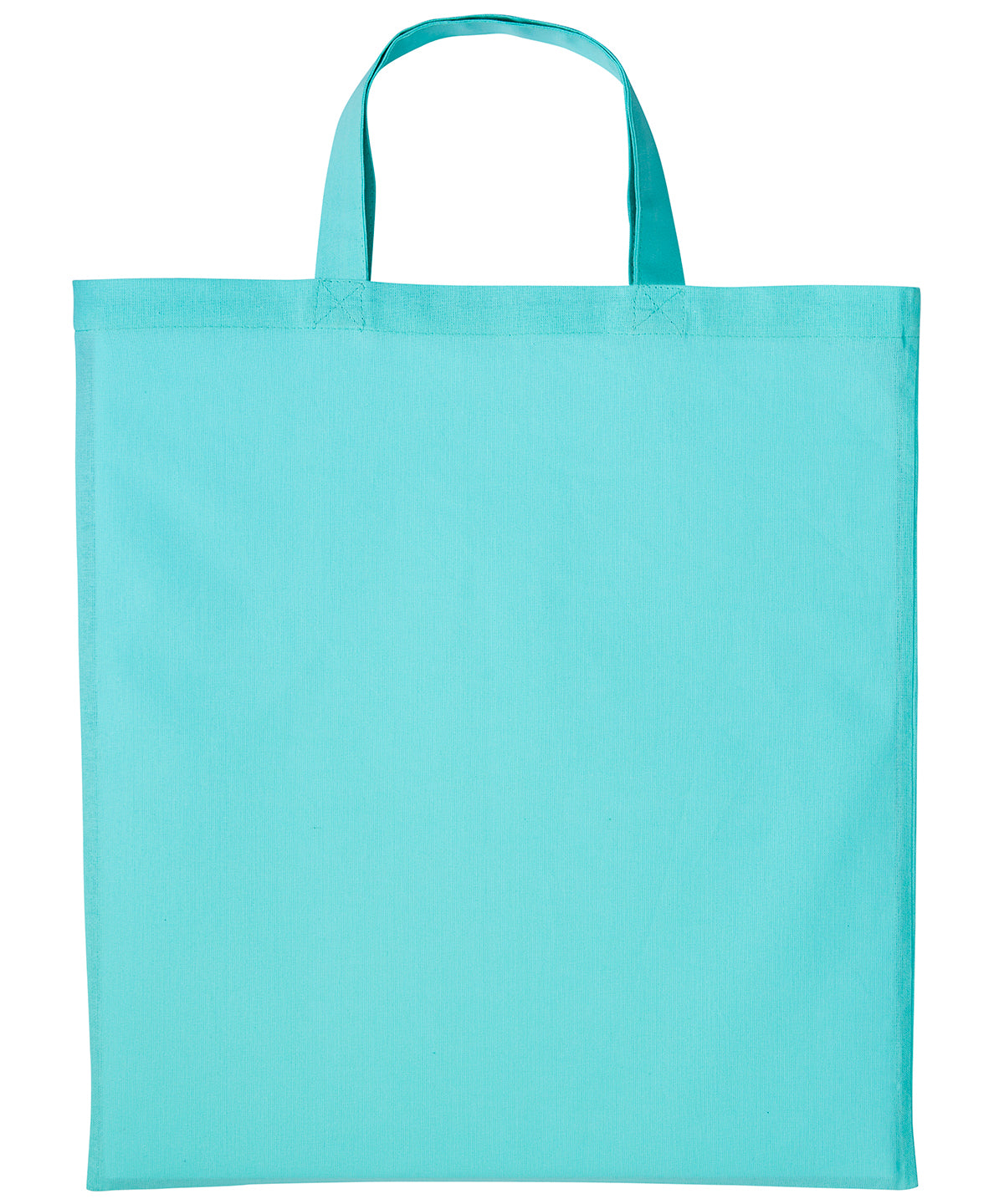 EcoFriendly Cotton Shopper Bag with Short Handles Unisex Adult Bags