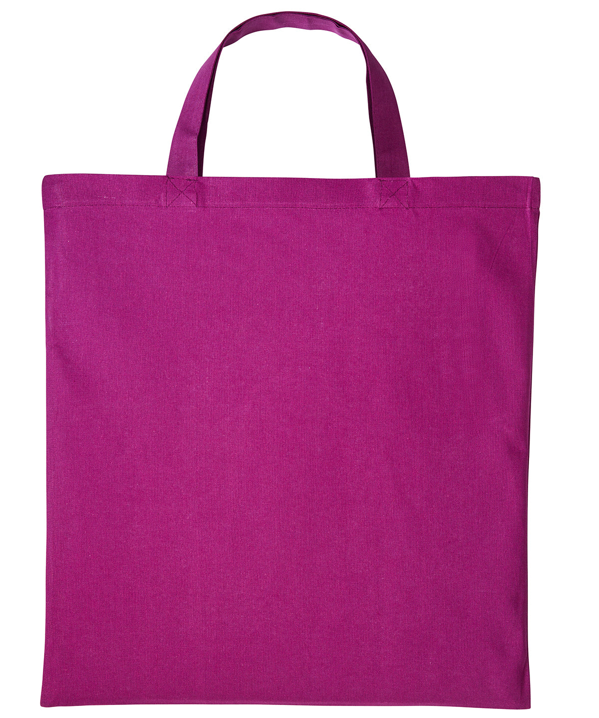 EcoFriendly Cotton Shopper Bag with Short Handles Unisex Adult Bags