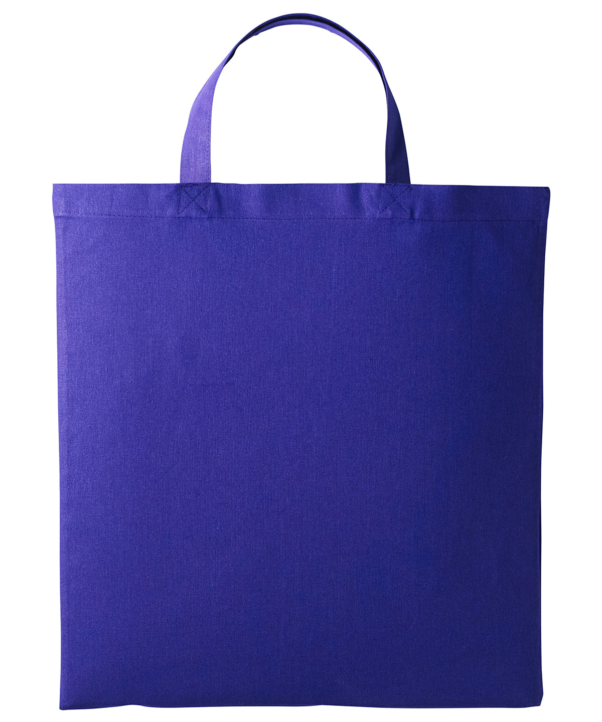 EcoFriendly Cotton Shopper Bag with Short Handles Unisex Adult Bags